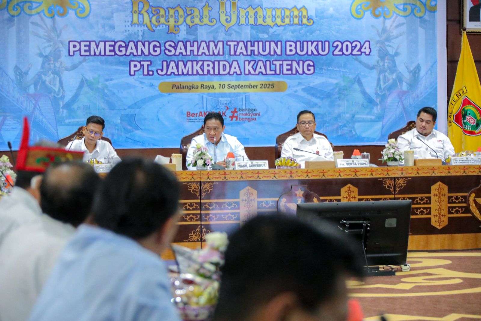 Wagub Edy Pratowo Tekankan Inovasi dan Sinergi dalam RUPS Jamkrida Kalteng