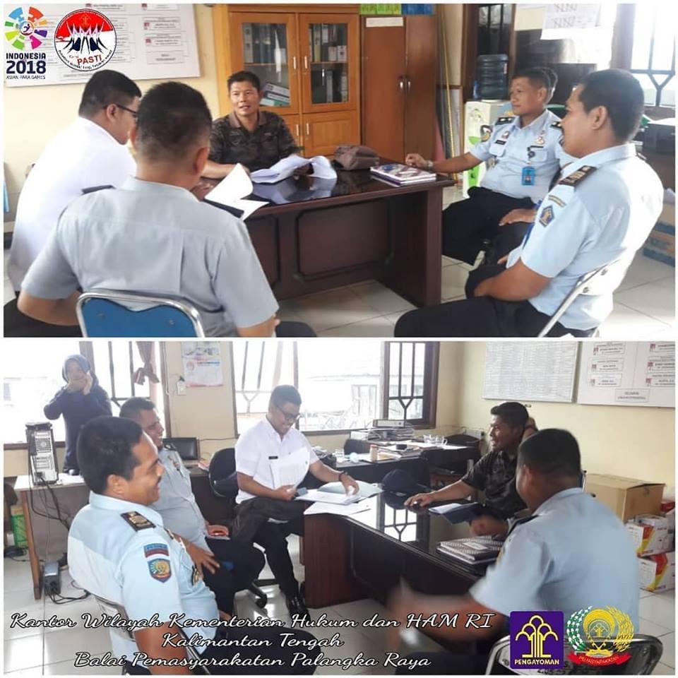 Optimalisasi Penelitian Kemasyarakatan (Litmas) Terkait Anak Binaan Hukum (Abh) Bapas Palangka Raya Bersinegri Ke Lpka Palangka Raya