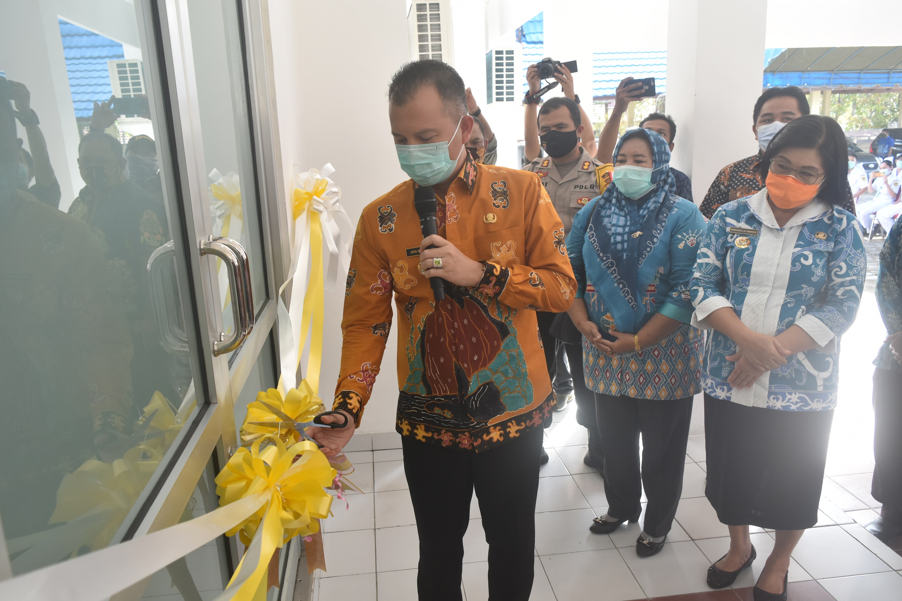 Bupati Resmikan Gedung Ruang Isolasi Khusus Covid-19