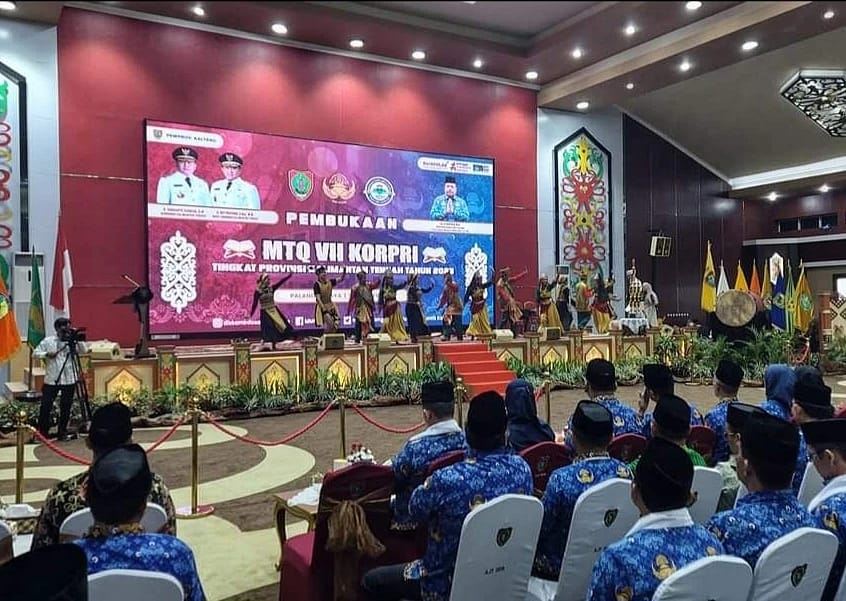 Sekretaris DPRD Pajarudinnoor Hadiri Pembukaan MTQ KORPRI 2023