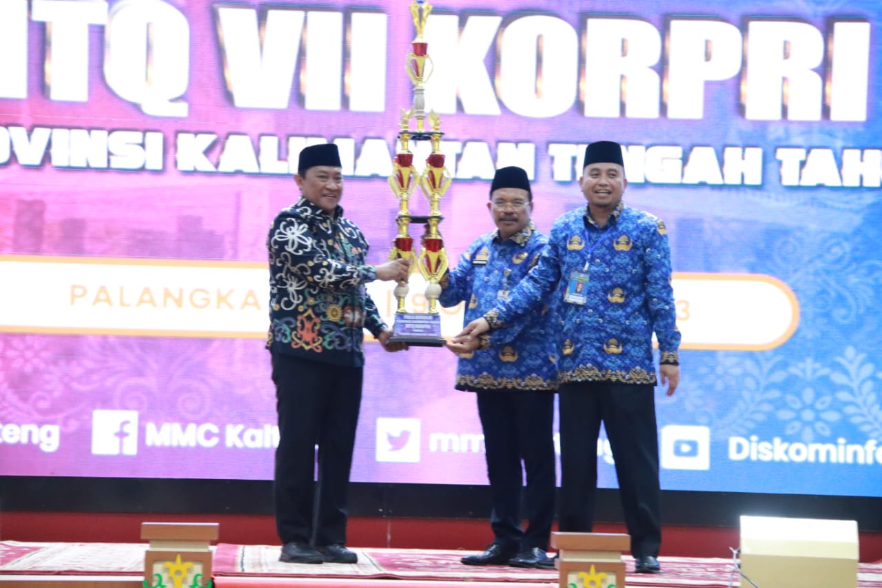 Wagub Kalteng H. Edy Pratowo Buka Secara Resmi MTQ VII KORPRI Tingkat Prov. Kalteng Tahun 2023