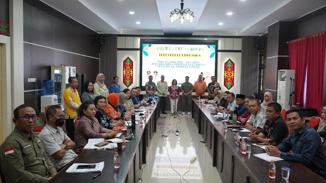Kalteng Susun Rencana Induk Pengelolaan Sampah, DLH Gelar FGD Validasi Data