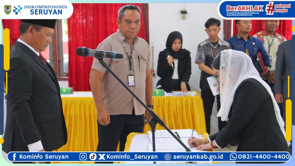 Pelantikan Pejabat Struktural Seruyan Komitmen Awal Wujudkan Birokrasi yang Profesional dan Berintegritas