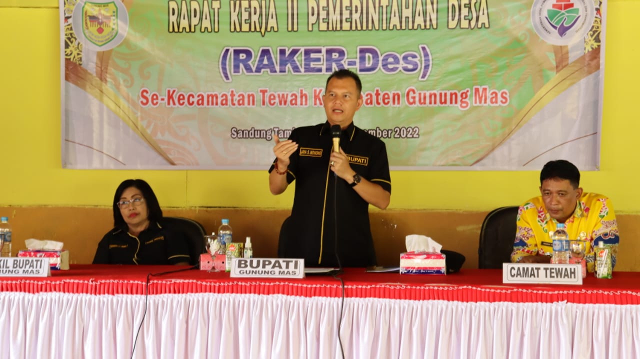 Pemkab Gunung Mas Sosialisasikan Pergub Kalimantan Tengah No 4 Tahun 2021 di Kecamatan Tewah