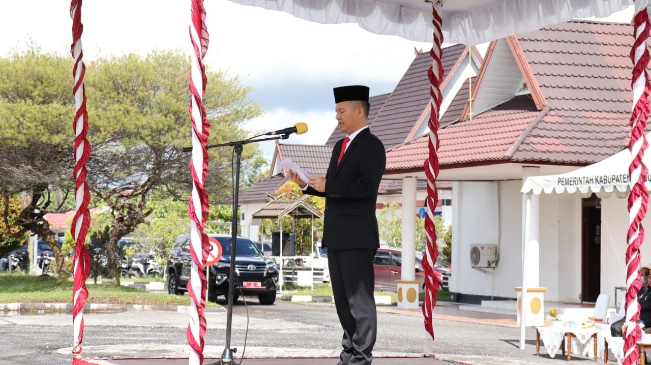 Pemkab Gunung Mas Gelar Apel Peringati Hari Pahlawan Ke 77 Tahun 2022