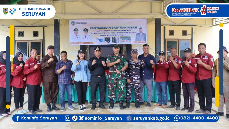 Dorong Pemberdayaan Nelayan, Bupati Seruyan Serahkan Bantuan Sarana Perikanan di Desa Tumbang Bai