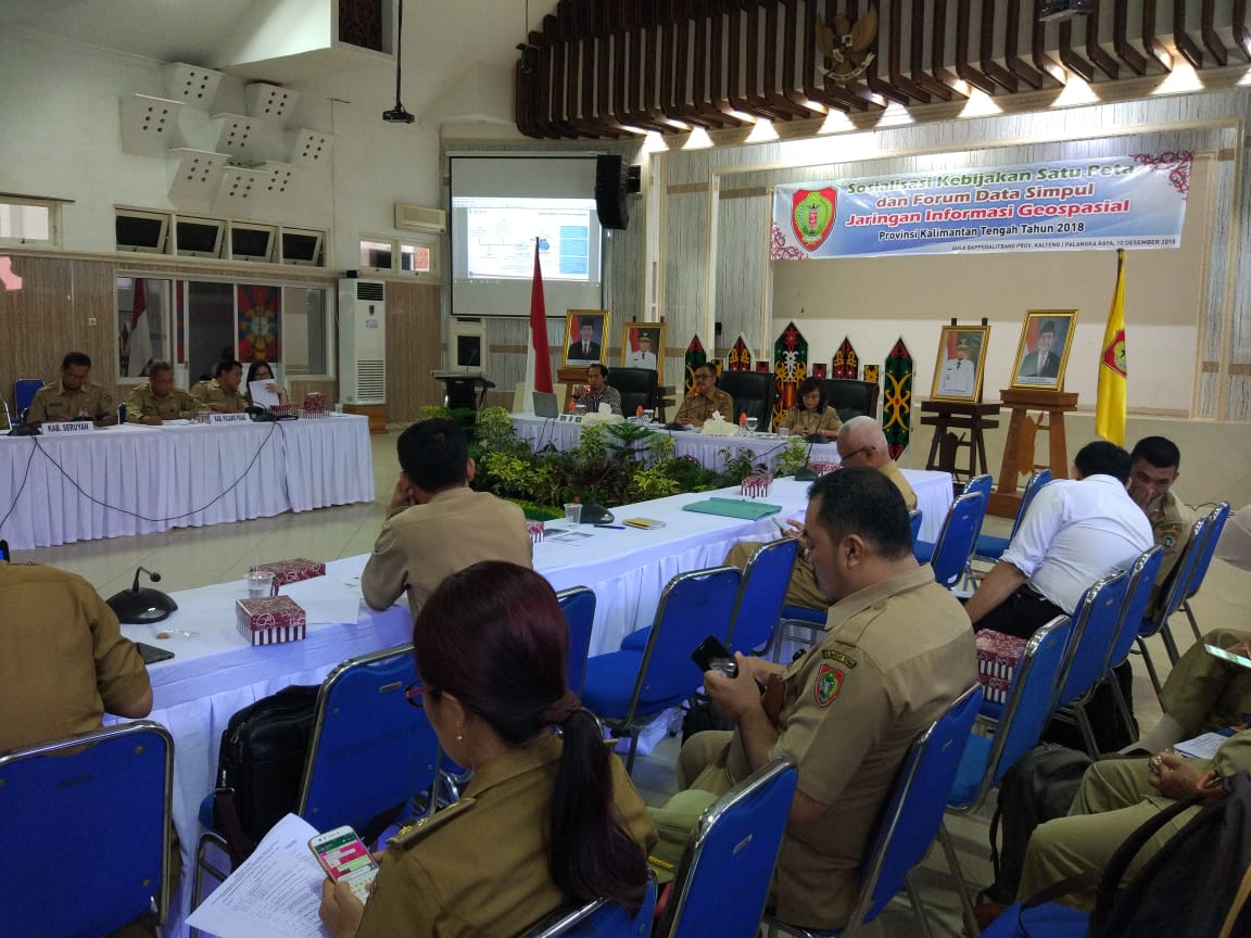Kalteng Akan Lauching Web Portal Satu Peta Geospatial.