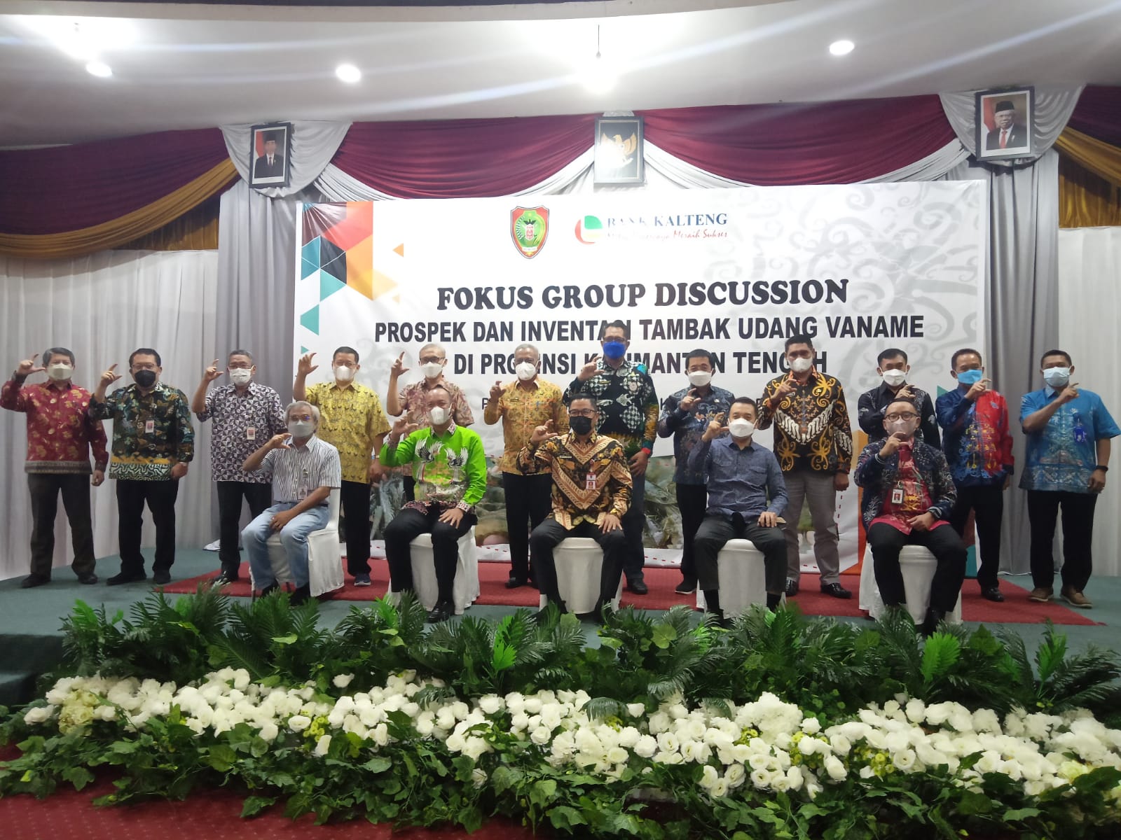 Kadislutkan Hadiri FGD Prospek dan Investasi Tambak Udang Vaname Kalteng