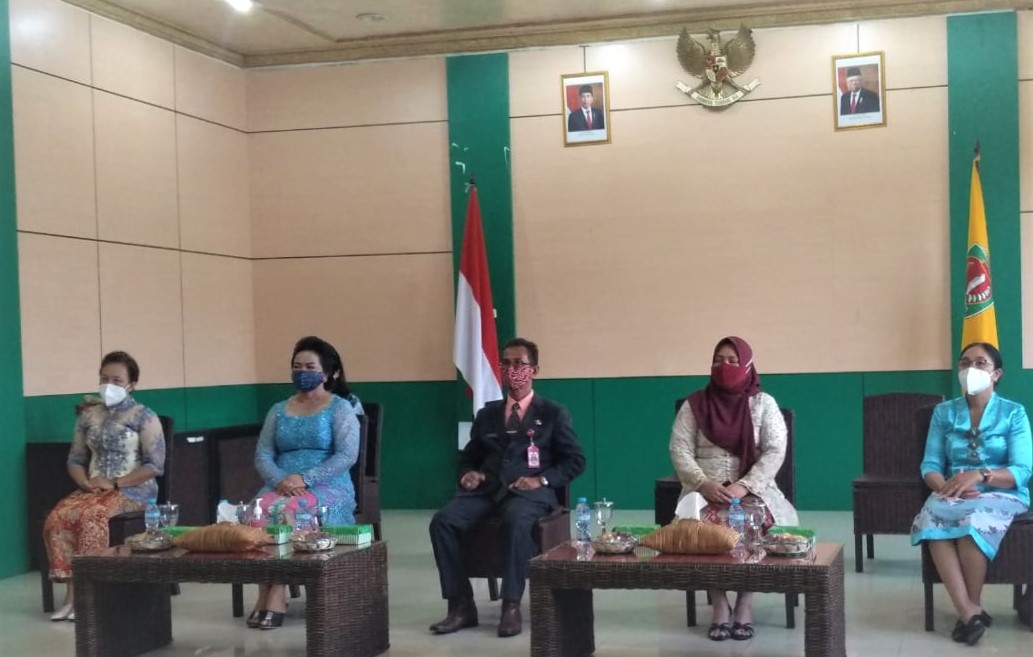 Kabupaten Katingan Ikuti Puncak Peringatan Hari Ibu Prov. Kalteng Tahun 2021 Secara Virtual