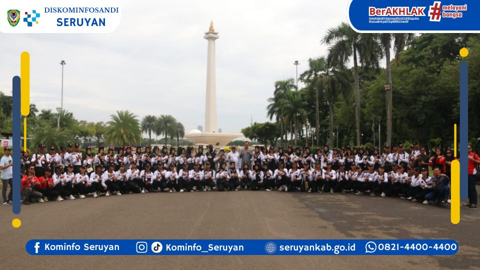 Paskibraka Seruyan Gelar Tour Edukasi ke Museum Literasi Kemerdekaan
