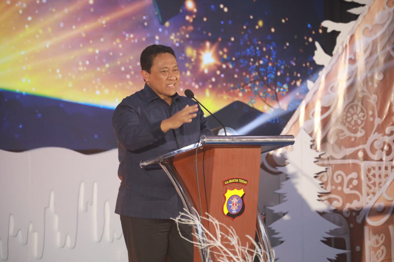 Perayaan Natal Polda Kalteng 2025, Wagub Edy Pratowo: Semangat Natal Harus Menginspirasi Pengabdian Polri
