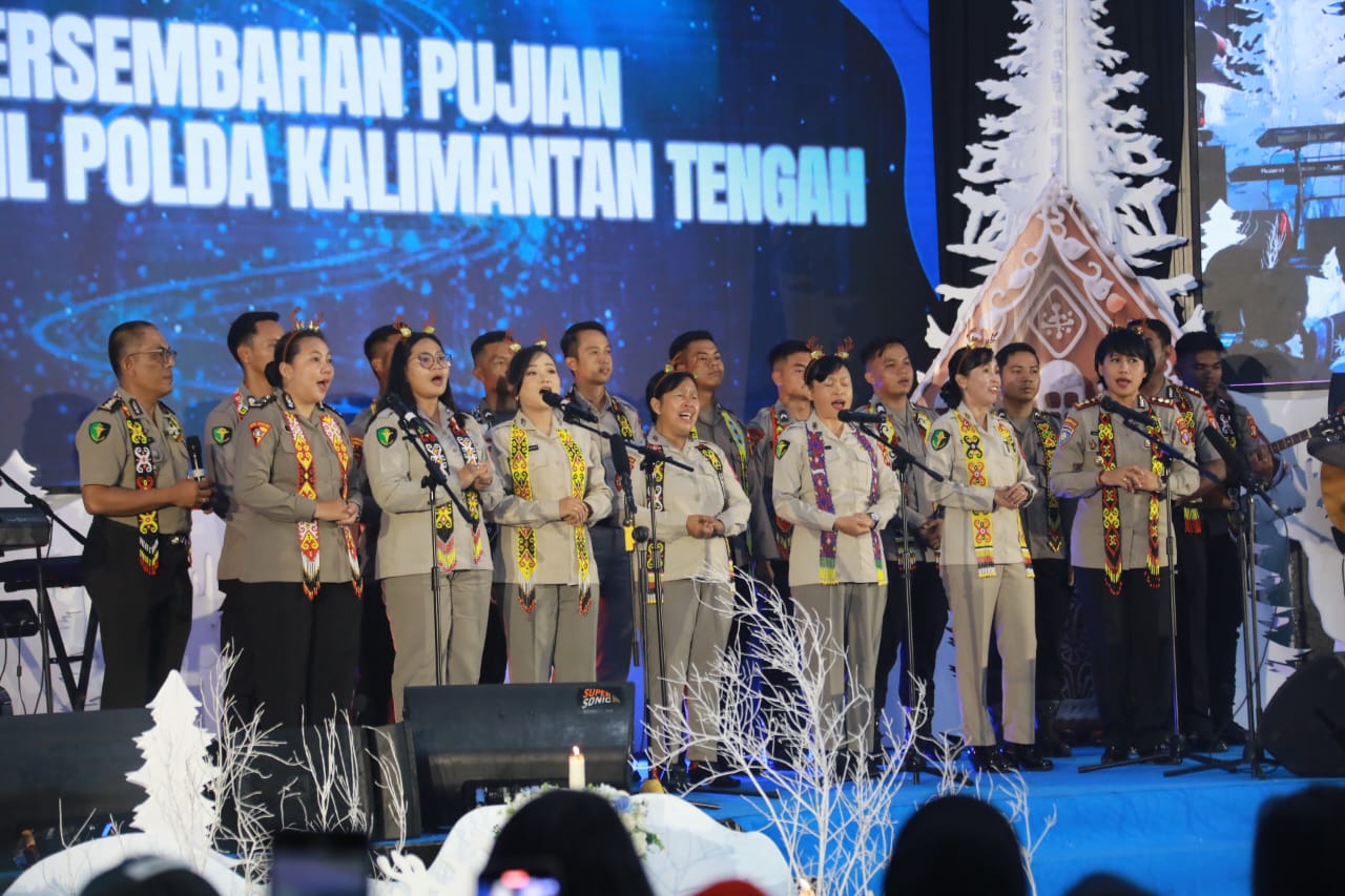 Perayaan Natal Polda Kalteng 2025, Wagub Edy Pratowo: Semangat Natal Harus Menginspirasi Pengabdian Polri