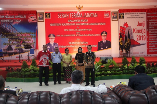 Selain Kakanwil, 3 Pejabat Tinggi Pratama Kanwil Kemenkumham Kalteng Juga Baru