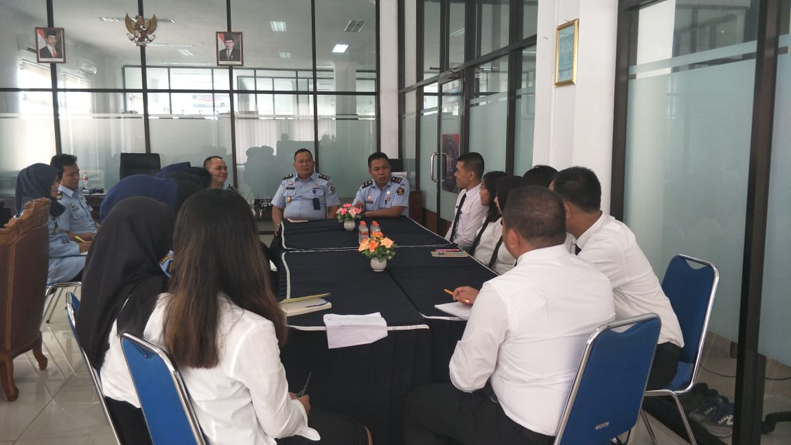 Kakanwil dan Kepala Rutan Buntok Beri Arahan CPNS Kanwil Kemenkumham Kalteng Terkait Orientasi Tahap II