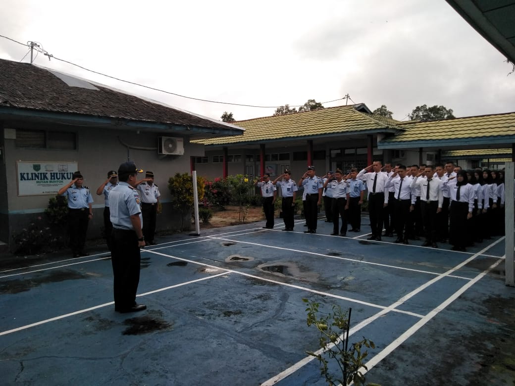 Kakanwil dan Kepala Rutan Buntok Beri Arahan CPNS Kanwil Kemenkumham Kalteng Terkait Orientasi Tahap II