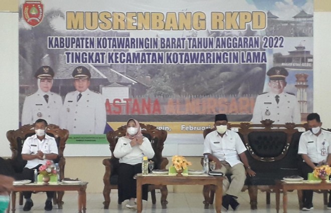 Musrenbang RKPD Tahun 2022, Camat Kotawaringin Lama Sampaikan 91 Usulan Prioritas