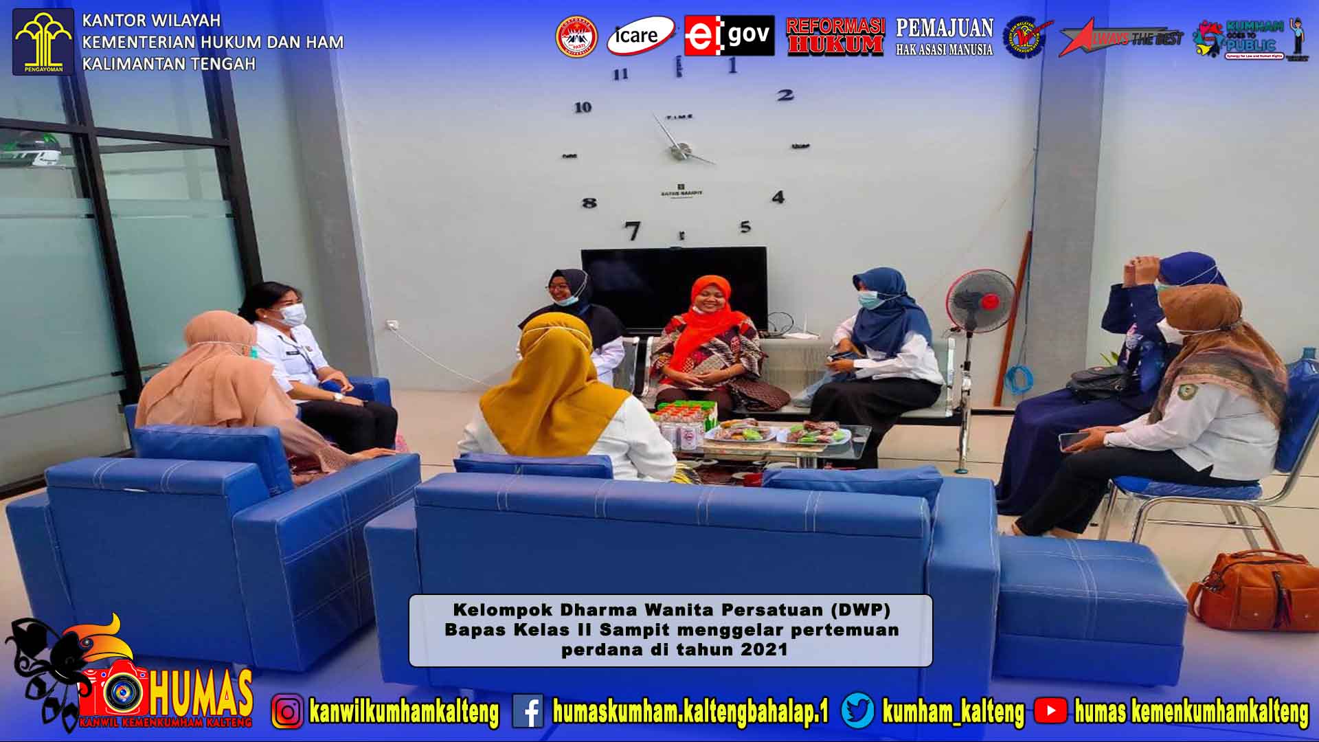 DWP Bapas Sampit Laksanakan Pertemuan Guna Bentuk Susunan Organisasi dan Pererat Silaturahmi Antar Anggota