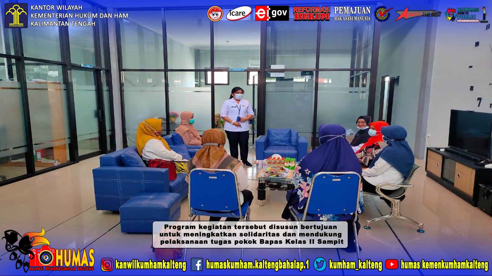 DWP Bapas Sampit Laksanakan Pertemuan Guna Bentuk Susunan Organisasi dan Pererat Silaturahmi Antar Anggota