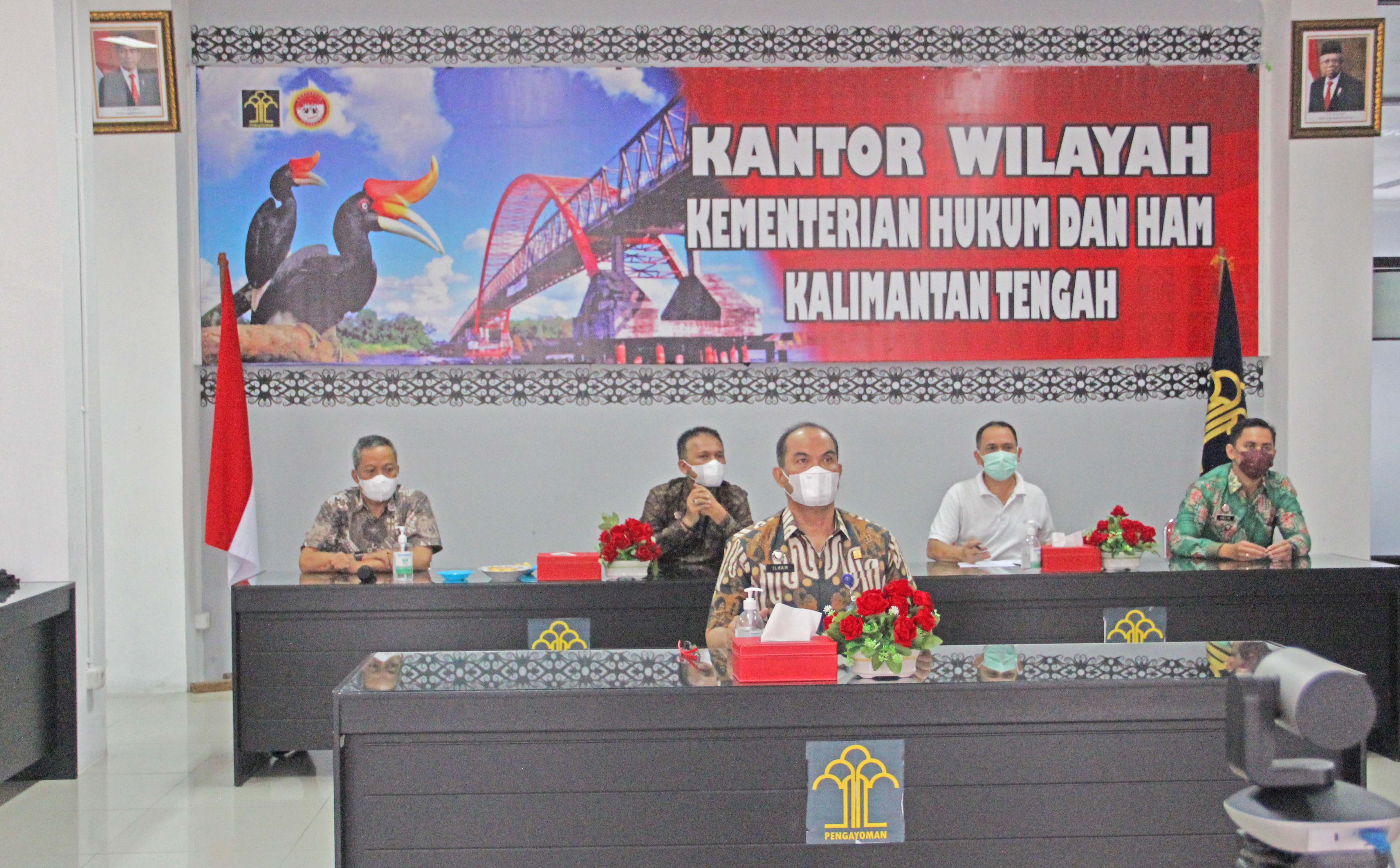 Meningkatnya Covid-19 di Awal Tahun 2022, Sekjen Kemenkumham Gelar Telemedicine Kumham Menyapa 