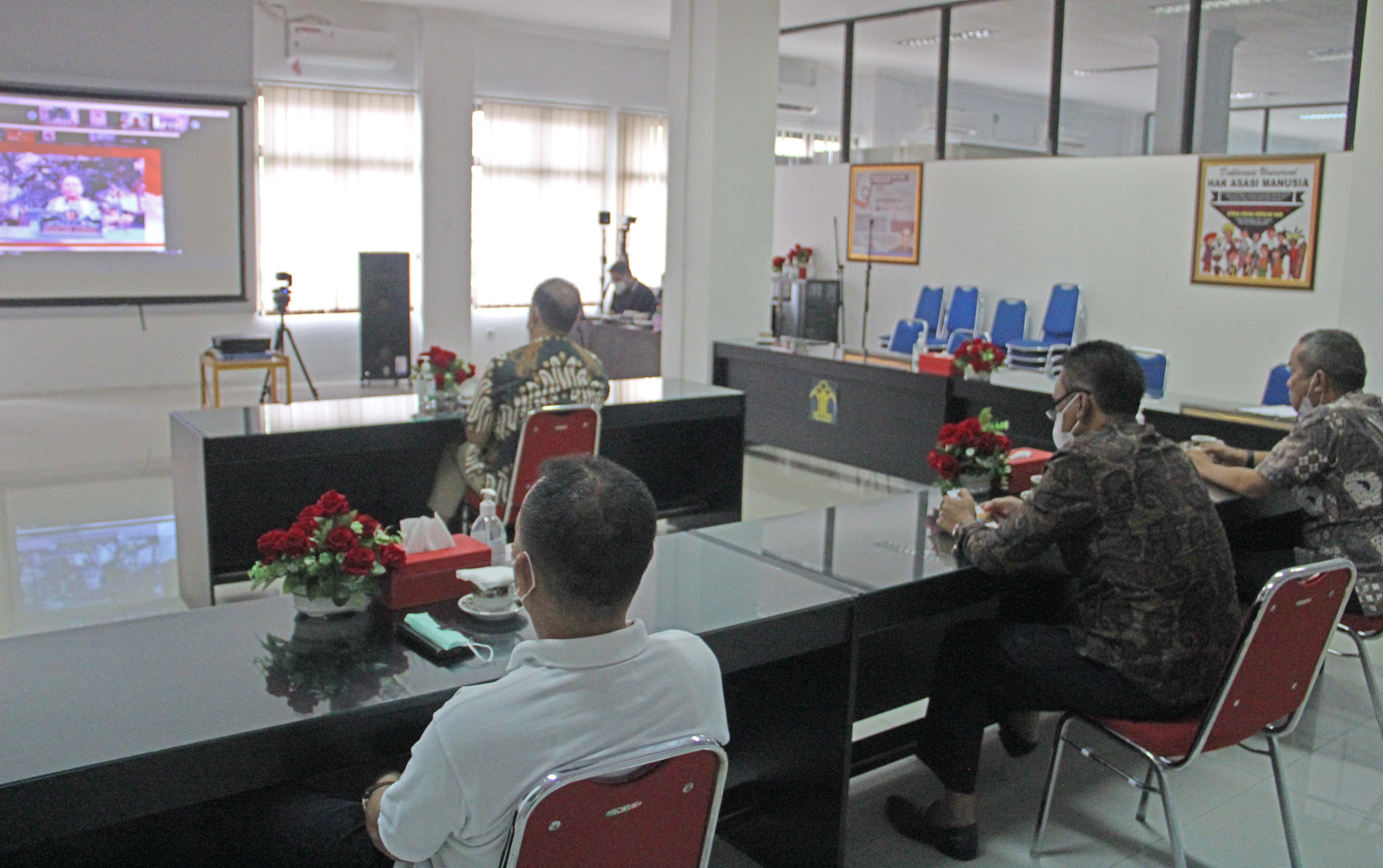 Meningkatnya Covid-19 di Awal Tahun 2022, Sekjen Kemenkumham Gelar Telemedicine Kumham Menyapa 