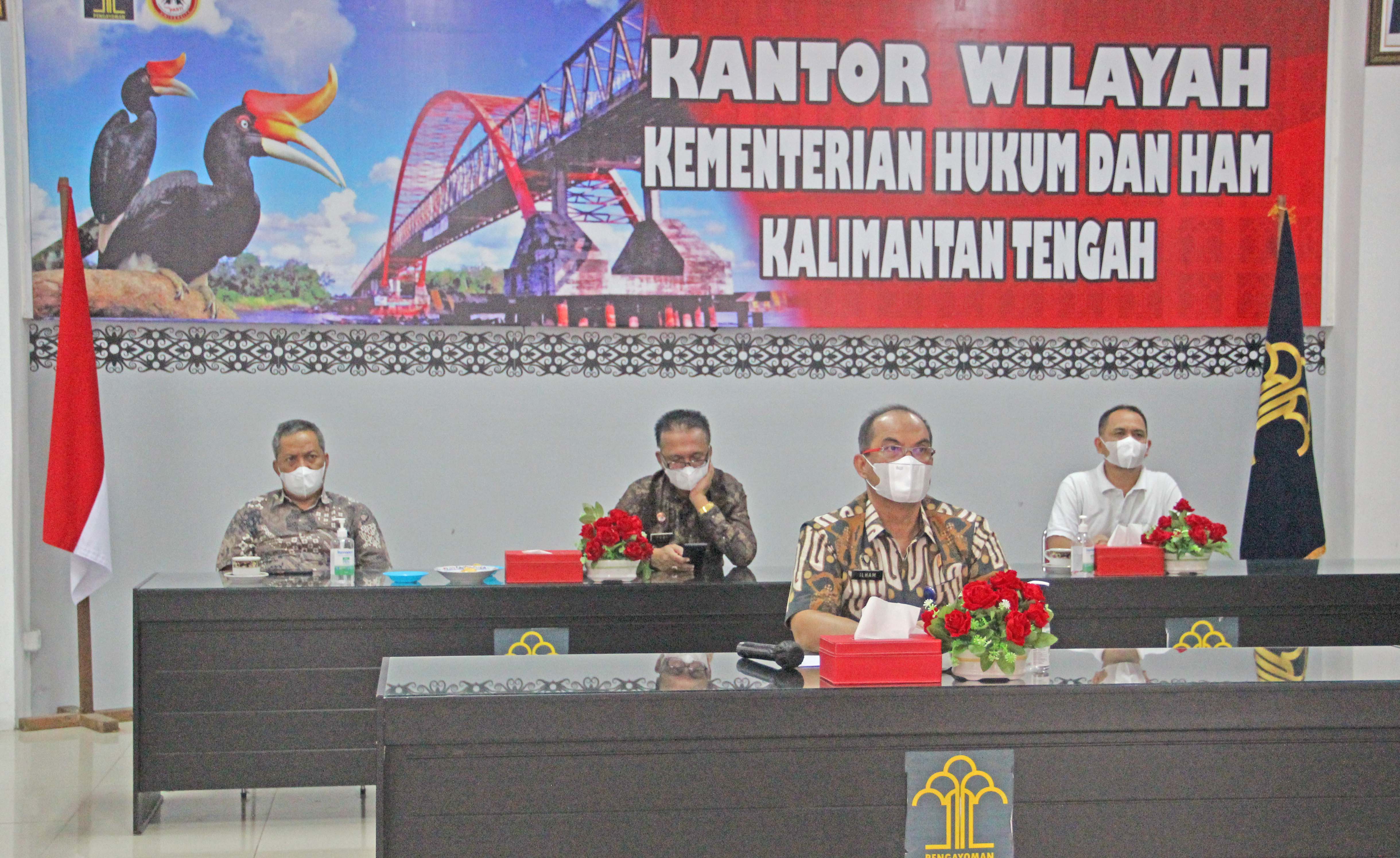 Meningkatnya Covid-19 di Awal Tahun 2022, Sekjen Kemenkumham Gelar Telemedicine Kumham Menyapa 