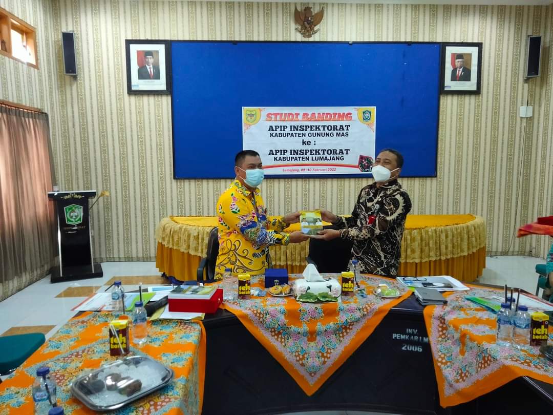 Wujudkan Kapabilitas APIP yang Lebih Baik dan Berintegritas, Inspektorat Gumas Kaji Banding ke Inspektorat Lumajang Jawa Timur 