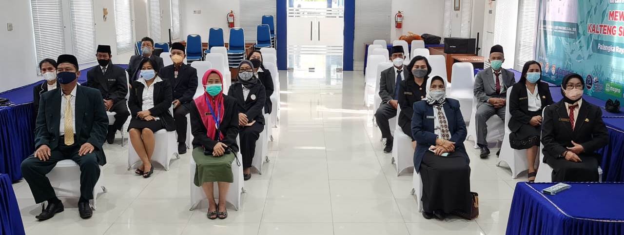 Dislutkan Prov. Kalteng Ikuti Pengambilan Sumpah/Janji dan Pelantikan Penyetaraan Jabatan