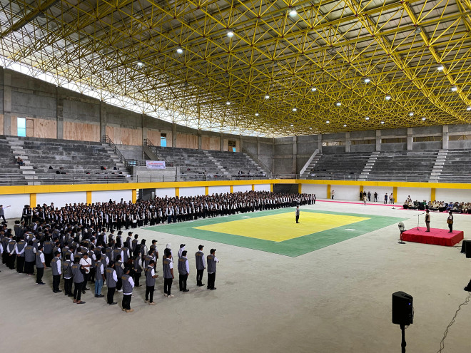 Tegaskan Dukungan Pemda, Pj. Bupati Pimpin Apel Persiapan Pengawasan Pemilu Serentak 2024