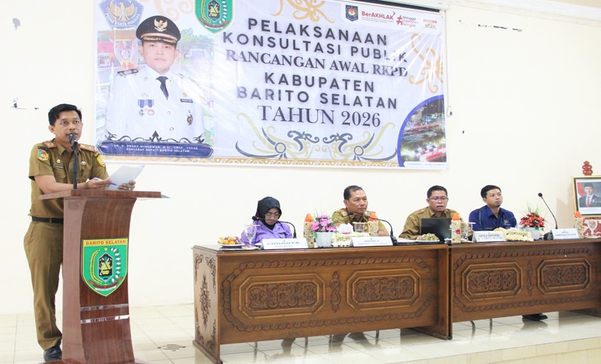 Pemkab Barsel Gelar Forum Konsultasi Publik Rancangan Awal RKPD Tahun 2026