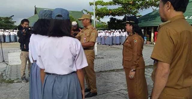 Kadisdik Kalteng Semangati Siswa SMAN 4 Palangka Raya