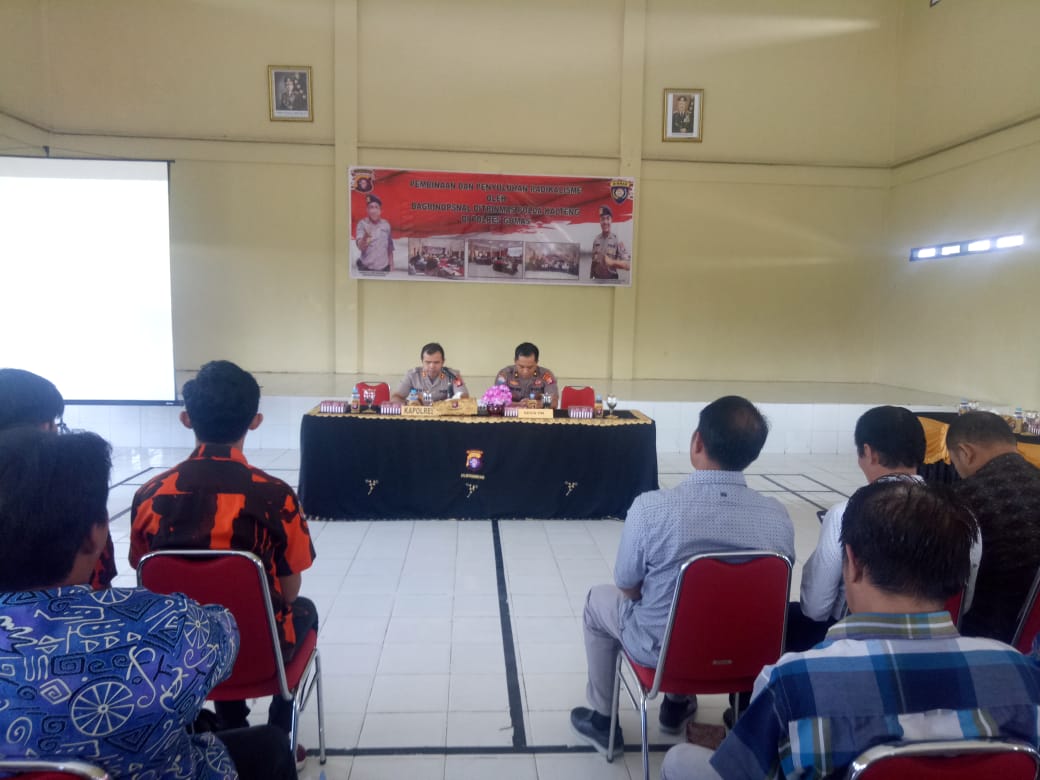 Dit Binmas Polda Kalteng Dan Polres Gumas Gelar Pembinaan Penyuluhan Cegah Paham Radikalisme