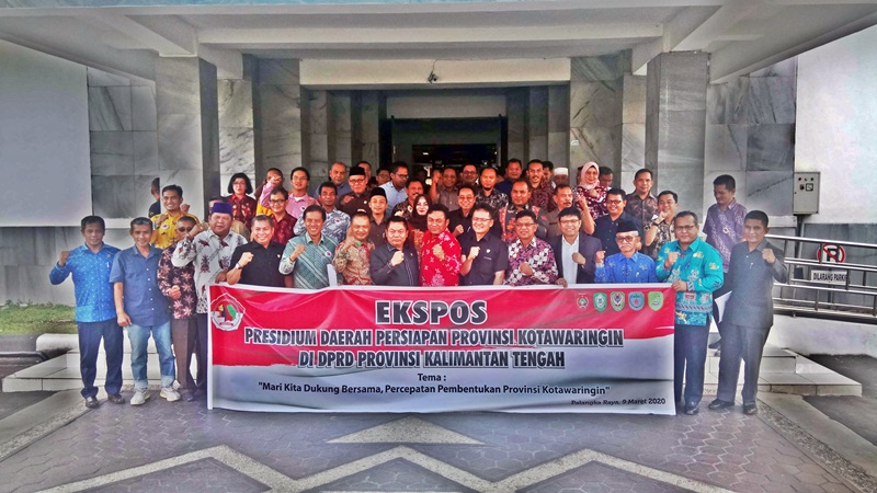 Presidium Daerah Persiapan Provinsi Kotawaringin Audiansi ke DPRD