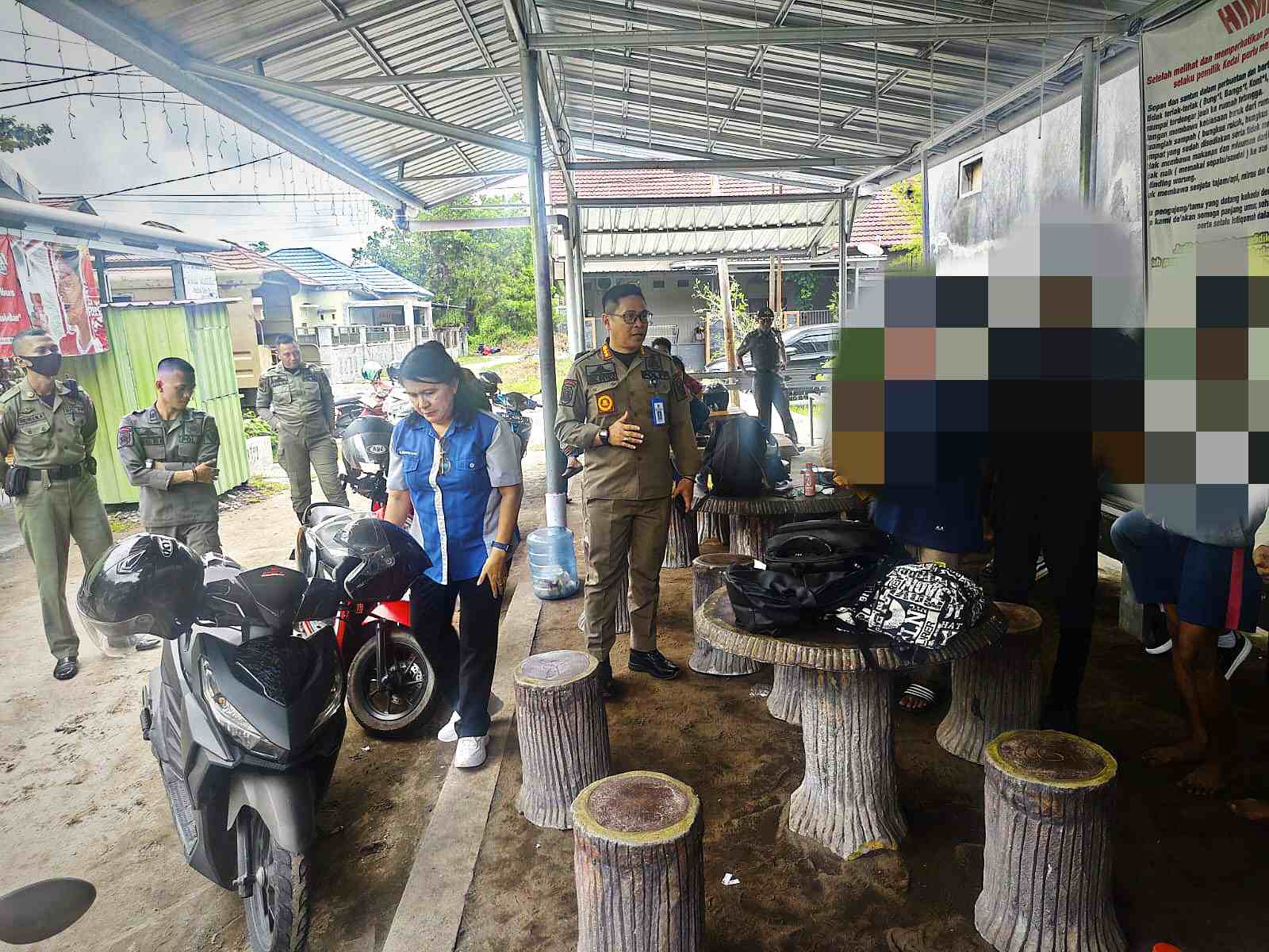 Ciptakan Lingkungan Pendidikan yang Tertib, Satpol PP Kalteng Lakukan Operasi Penertiban Pelajar Bolos Sekolah