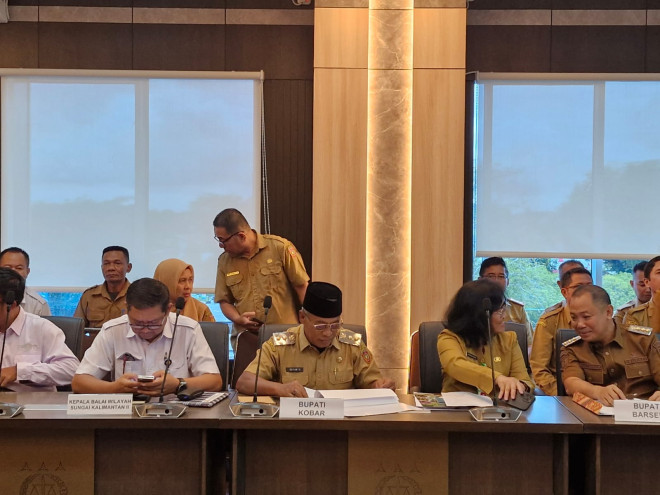 Percepatan Program Ketahanan Pangan, Wakil Bupati Kobar Hadiri Rakor di Kajati Kalteng