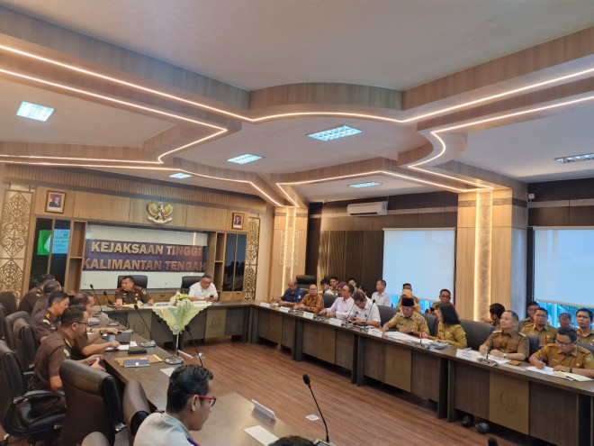 Percepatan Program Ketahanan Pangan, Wakil Bupati Kobar Hadiri Rakor di Kajati Kalteng