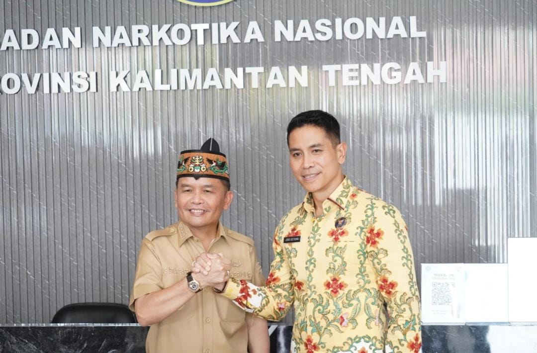 Dukung Percepatan Program P4GN, Gubernur Agustiar Sabran Sambangi BNNP Kalteng