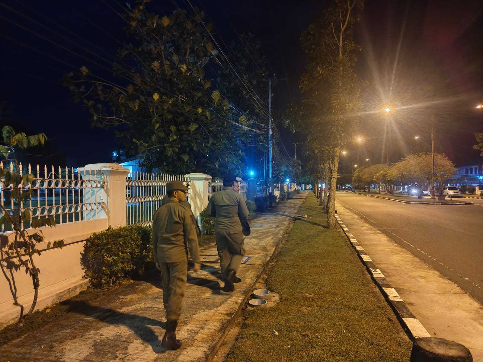 Ciptakan Suasana Aman dan Nyaman Selama Bulan Ramadan, Satpol PP Kalteng Gelar Patroli Rutin