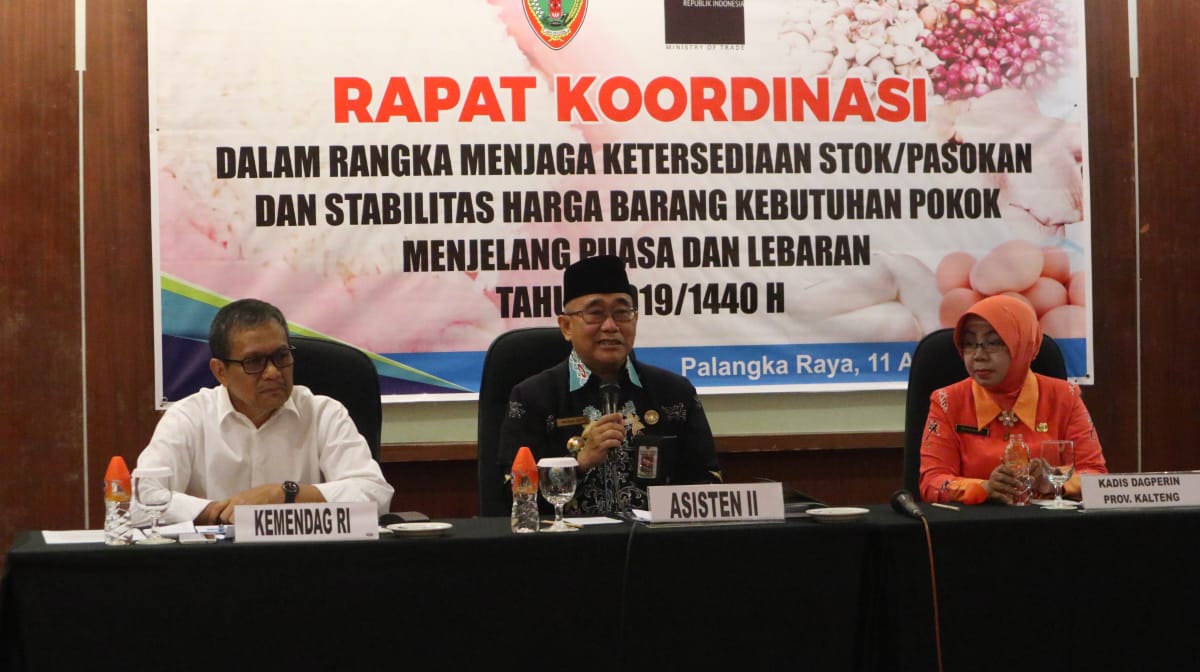 Plh Sekda : Berkoordinasi Untuk Menjaga Kecukupan Stok Barang Pokok, Keamanan dan Kelancaran Arus Distribusi Barang