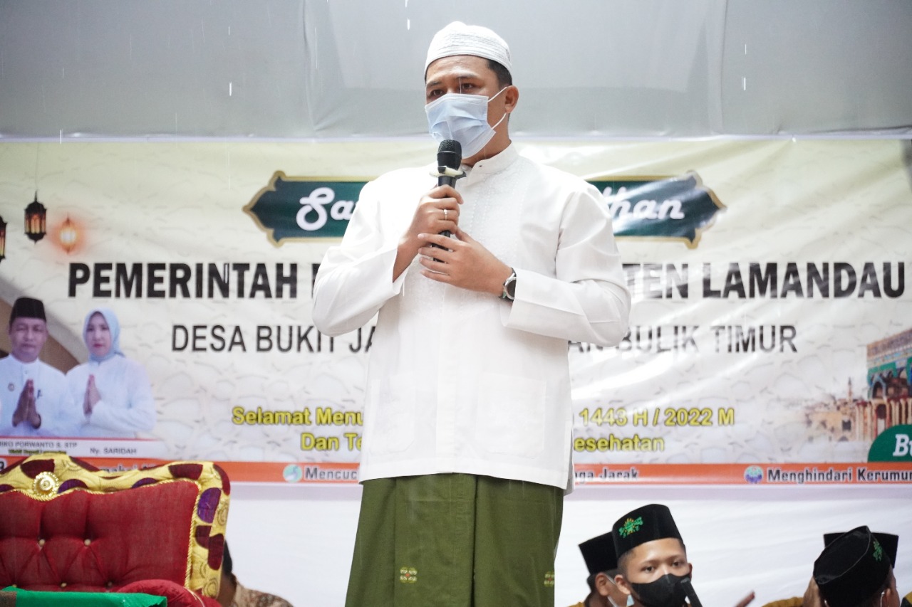 Bupati Lamandau Hadiri Safari Ramadan Desa Bukit Jaya
