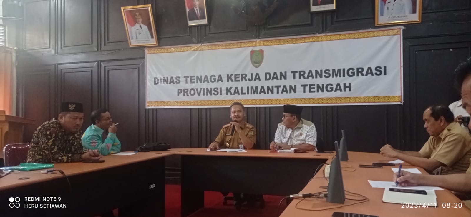 Disnakertrans Prov. Kalteng Terima Kunjungan DPRD Kabupaten Kotawaringin Barat