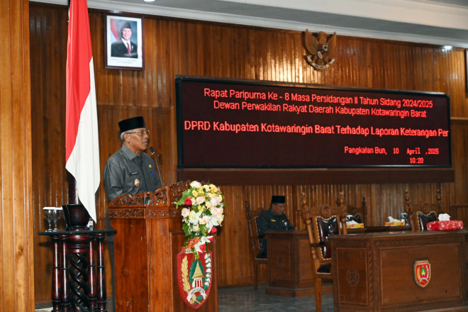 LKPJ Bupati 2024 Dibahas di Paripurna ke-8, Wabup Suyanto Tekankan Sinergi Pemda dan DPRD