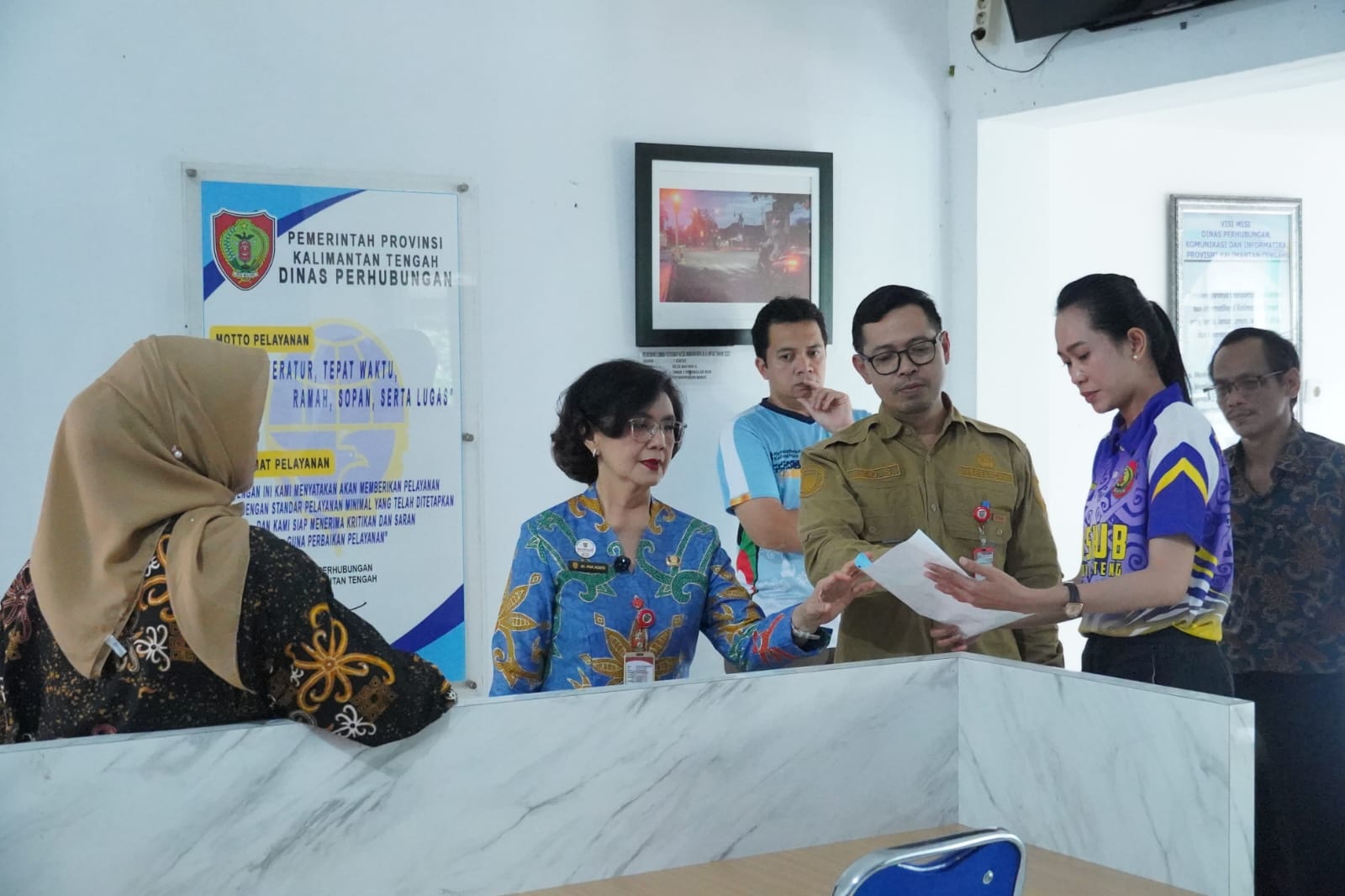 Tinjau OPD, Pj. Sekda Kalteng Dorong Disiplin ASN dan Optimalisasi Pelaksanaan WFO/WFH
