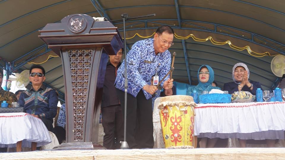 Kegiatan Pencanangan BBGRM ke-15 Tingkat Kabupaten Barito Utara resmi dibuka oleh Sekretaris Daerah