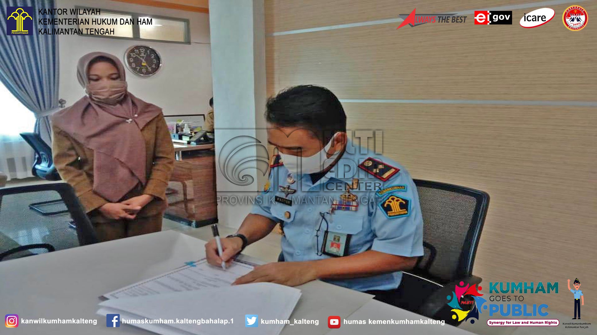 Kepala Rutan Buntok Tandatangani MoU Pelayanan dan Konsultasi Hukum Bagi WBP