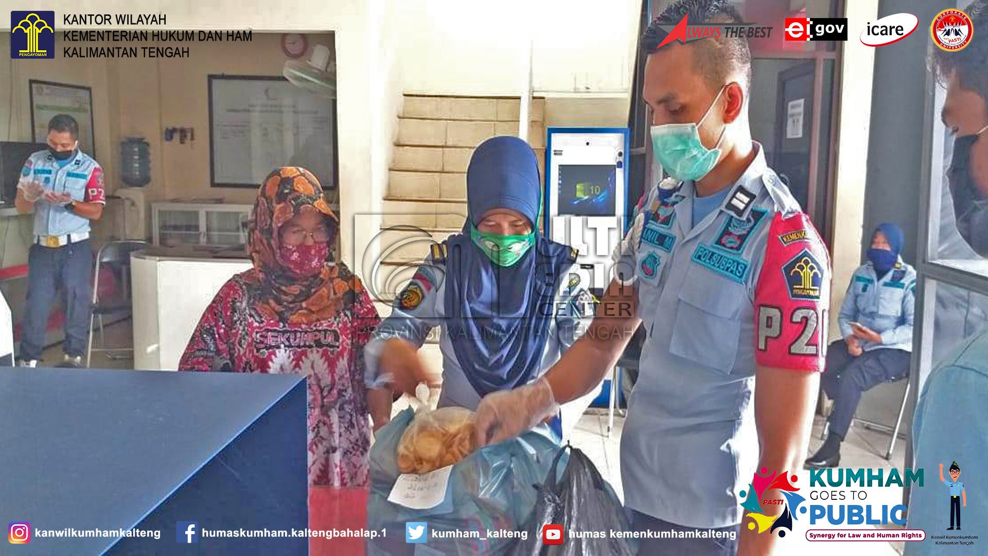 Besukan Ditiadakan selama Covid-19, Lapas Palangka Raya Tetap Terima Titipan Barang