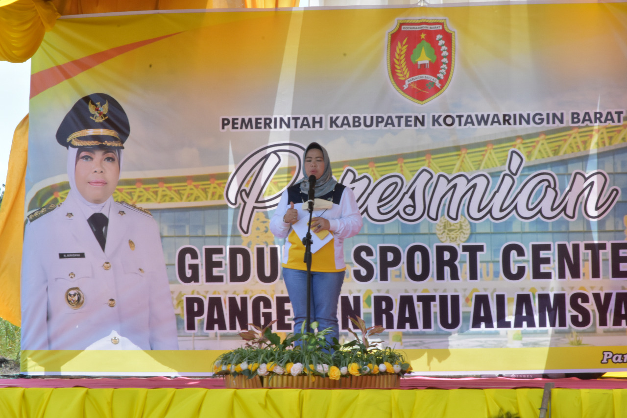 Gedung Sport Center Pangeran Ratu Alamsyah Resmi Dibuka untuk Masyarakat Kobar