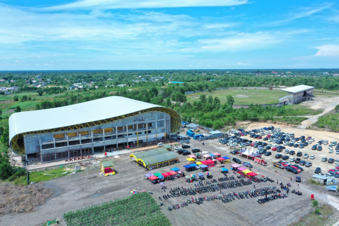 Gedung Sport Center Pangeran Ratu Alamsyah Resmi Dibuka untuk Masyarakat Kobar