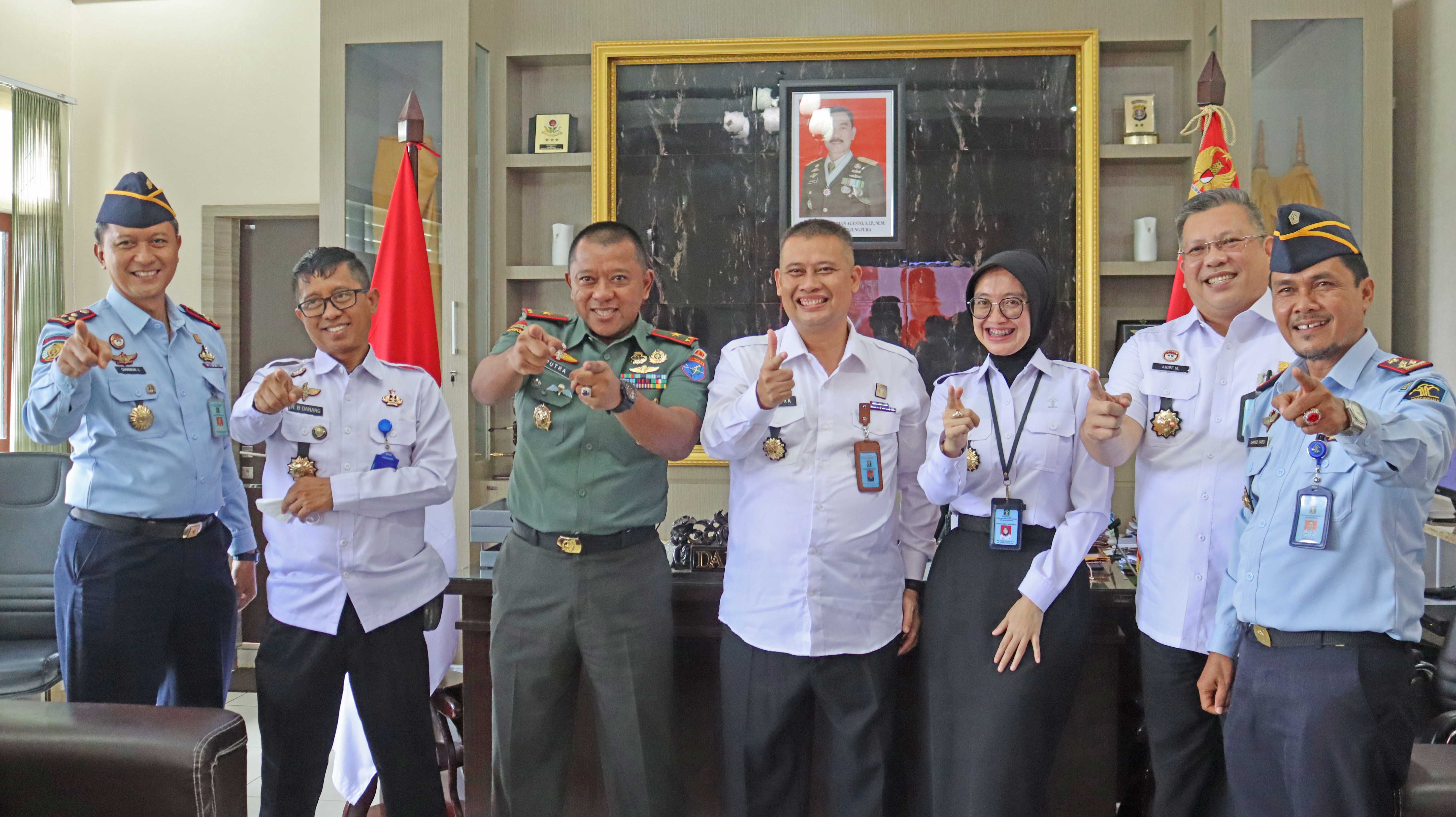 Perkuat Sinergitas, Kanwil Kemenkumham Kalteng Laksanakan Audiensi Bersama Korem 102/Pjg dan Mapolda Kalteng