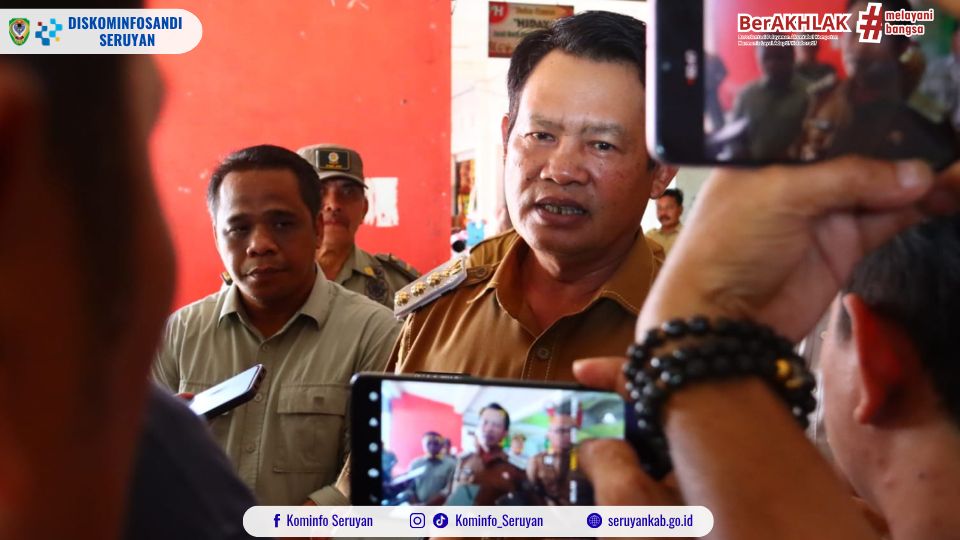 Tingkatkan Aktivitas Ekonomi, Bupati Seruyan Dorong Pembenahan Pasar Saik Kuala Pembuang