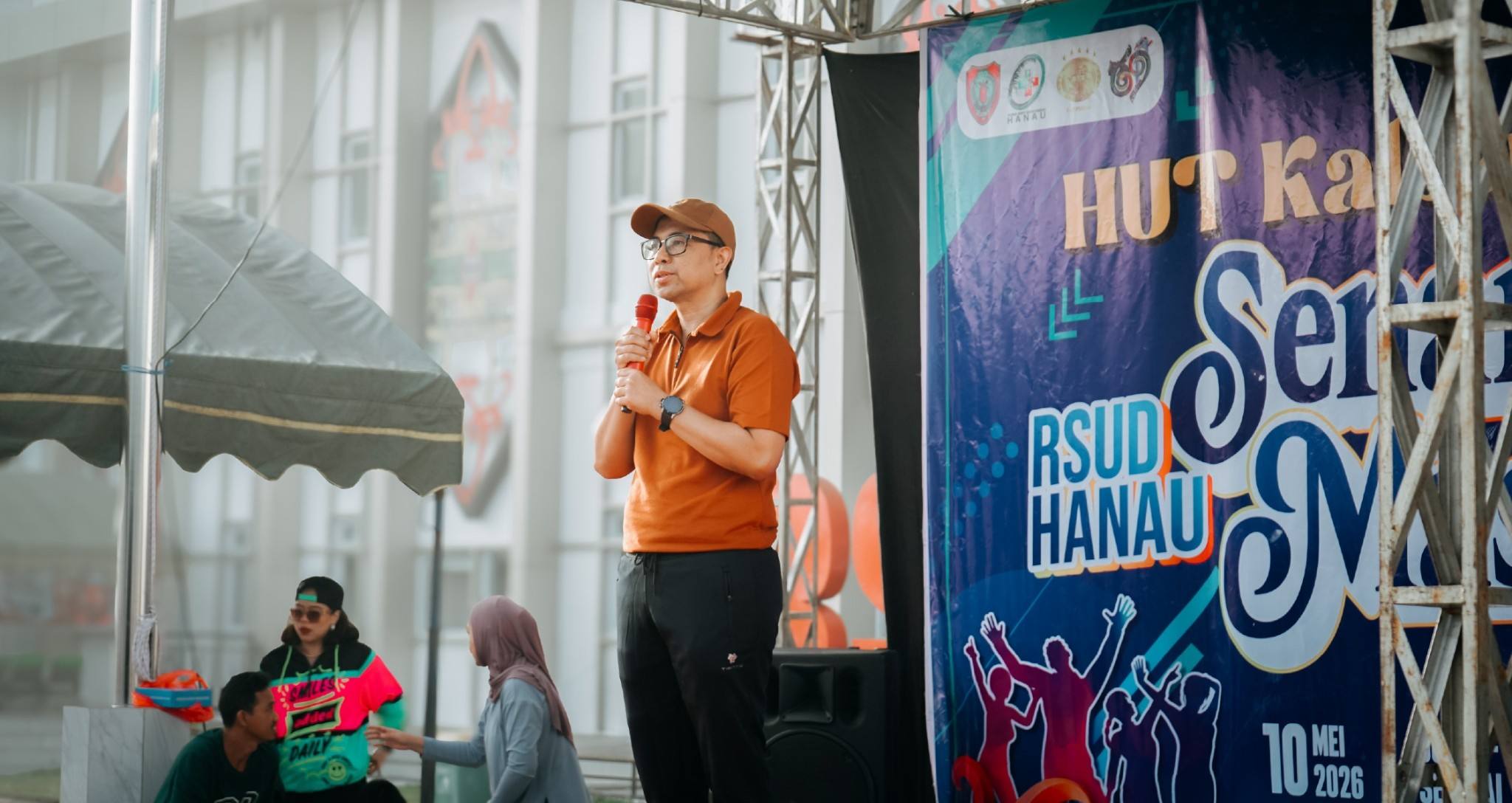 Semarakkan HUT Ke-69 Kalimantan Tengah, RSUD Hanau Gelar Senam Massal